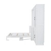 Whisen Modern Design Queen Size Murphy Bed, Folded into a Cabinet with Closet - 4 of 4
