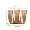FATMOON Beach Tote Bag Waterproof Sandproof Mesh Swiming Pool Bag with Zipper for Summer Vacation - 3 of 4