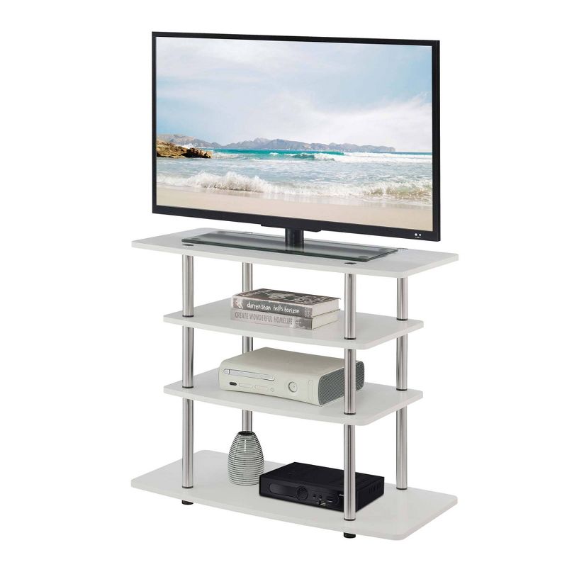 Designs2Go No Tools Highboy 4 Tier TV Stand for TVs up to 32" - Breighton Home, 4 of 5
