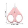 Unique Bargains Children Portable Short Handle Nail Scissors Toenail Clippers 3.15"x2.24"x0.39" 1 Pc - 4 of 4