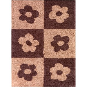 Balta Rugs Floral Plush Shag Area Rug - 1 of 4