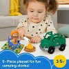 Fisher-Price Little People Time to Camp 6-Piece Set for Preschool Pretend Play. - 2 of 4