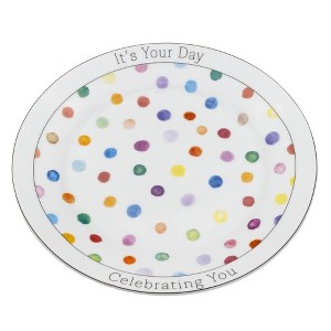 Darware Decorative Birthday Plate, Special Occasion It’s Your Day Ceramic Gift Plate; for Birthdays, Anniversaries, Weddings, and More - 1 of 4