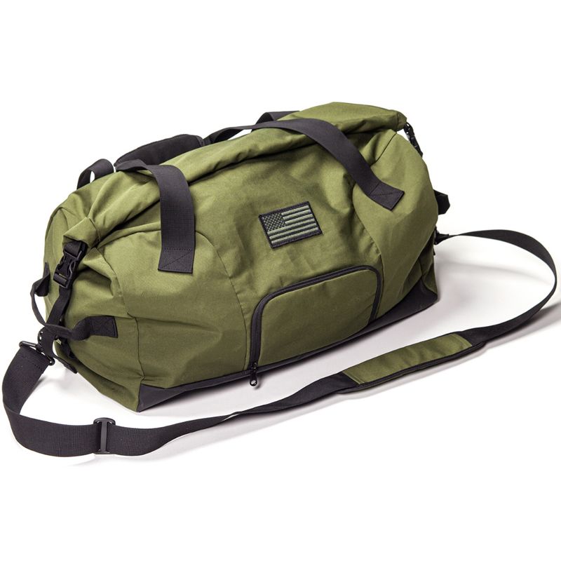 Cliff Keen The Sergeant Roll-Top Duffle Bag - Army Green, 1 of 3