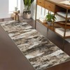 Modern Abstract Area Rug Indoor Washable Rug Stain Resistant Low Pile Rugs for Living Room Bedroom - 2 of 4