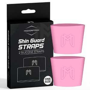 Silicone Shin Guard Holder Bands, Alternative to Grip Tape Pink 1 - 1 of 4