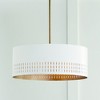 Capital Lighting Dash 3 - Light Pendant in  Aged Brass/White - 3 of 4