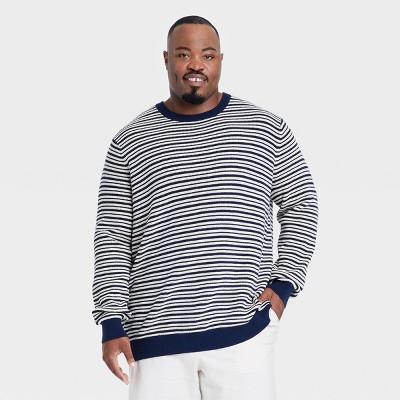 Men's Striped Crewneck Sweater - Goodfellow & Co™