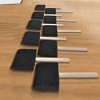 School Smart Wedge Foam Paint Brushes, 2 Inches, Pack of 10 - 4 of 4