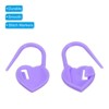 Unique Bargains Plastic Heart Locking Crochet Stitch Markers for Sewing DIY Craft 100 Pcs - 4 of 4
