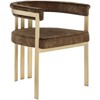 Meridian Furniture Marcello Brown Velvet Dining Chair (Set of 2) - 2 of 4