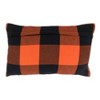 Saro Lifestyle Buffalo Plaid Throw Pillow With Down Filling - 2 of 3