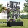 Lirago Iron Arch Mobile Planter Box (1-Piece)-Raised Garden Bed Elevated Planter with Trellis Privacy Screen 38 Gallon Capacity - 2 of 4