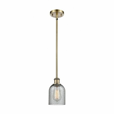Caledonia - 1 Light Mini Pendant In Industrial Style-10 Inches Tall and 5 Inches Wide
