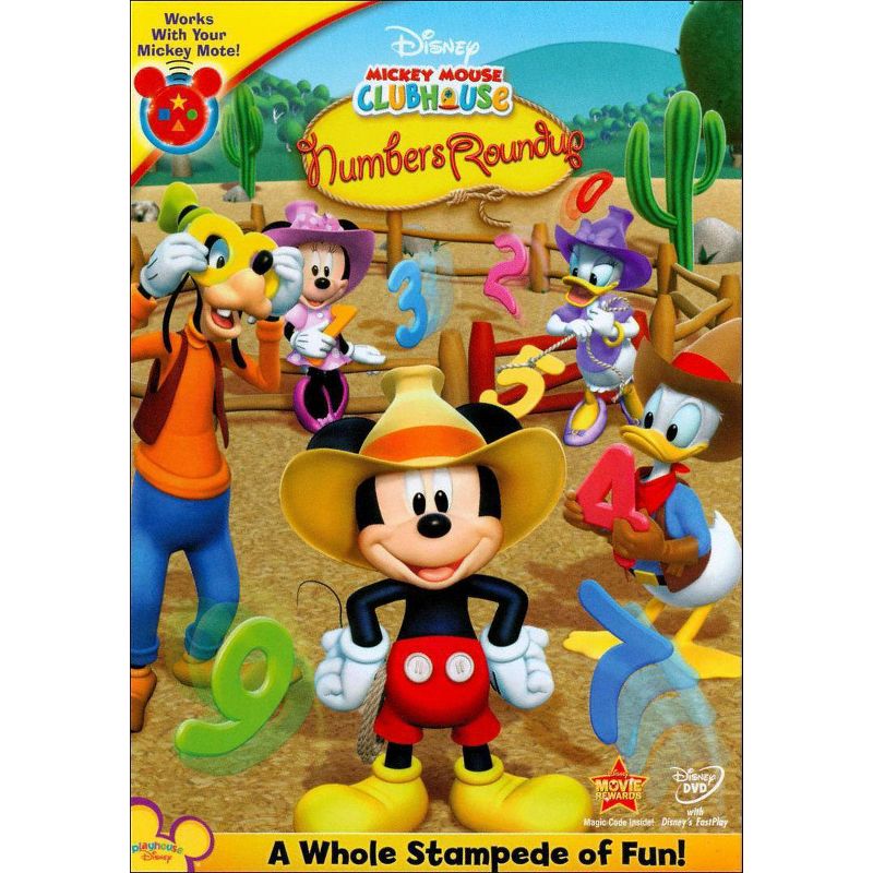 Mickey Mouse Clubhouse: Mickey&#39;s Numbers Roundup (DVD), 1 of 3