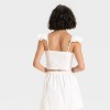 Women's Ruffle Sleeve Woven Halter Top - A New Day™ - 2 of 3