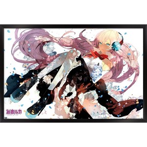 Trends International Hatsune Miku - Megurine Luka Framed Wall Poster Prints - 1 of 4