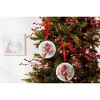 Winter Cardinal and Pine Branch Disc Ornament (Set of 12) - 3 of 4