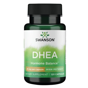 Swanson Dietary Supplements High Potency DHEA 25 mg Capsule 120ct. - 1 of 3