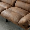 70" Velvet Modern 2-Seater Sofa with Thick Cushions & Metal Legs - 3 of 4