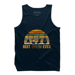 Men's Design By Humans Best Guitar Dad Ever Music Guitar Chord By BaoMinh Tank Top - 1 of 2
