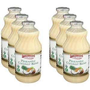 Lakewood Juice Pineapple Coconut Organic - Case of 6 - 32 fl oz - 1 of 2