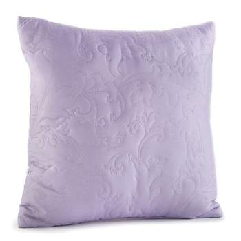 The Lakeside Collection 18" Quilted Damask Accent Pillows