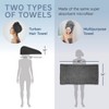 Scala Microfiber Hair Towel Wrap Twist for Women (2 Pack) - 3 of 4