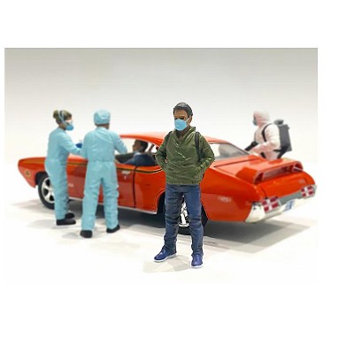Hazmat Crew Figurine V for 1/24 Scale Models by American Diorama