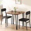 CuisinSmart Dining Table Set for 4, Kitchen Table with Upholstered Chairs for Kitchen Room and Small Spaces - 3 of 4