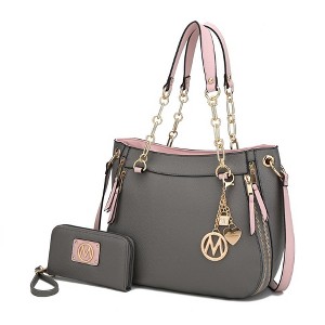MKF Collection Lina Vegan Leather Shoulder Bag and Wallet by Mia K - 1 of 4