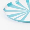 Meri Meri Blue Stripe Side Plates (Pack of 8) - 3 of 3