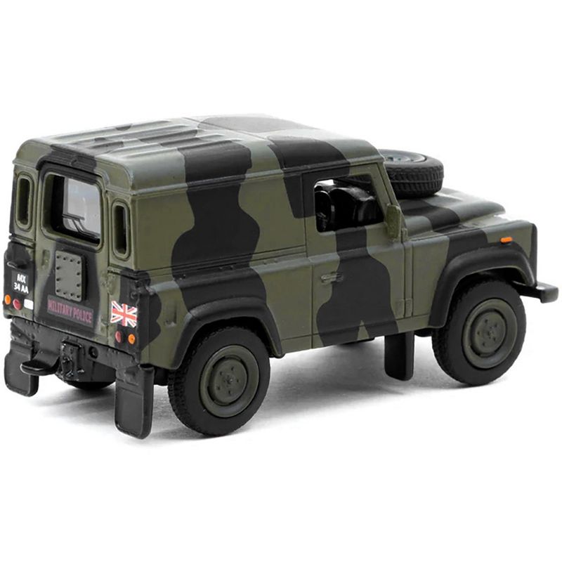 Land Rover Defender "Royal Military Police" Green Camouflage "Collab64" Series 1/64 Diecast Model Car by Schuco & Tarmac Works, 3 of 4