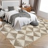 Acekool Area Rugs: Washable Non-Slip Modern Geometric Carpet, Soft Low Pile Stain Resistant Rugs for Living Room, Bedroom, Home, Dining Room - 3 of 4