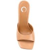 Journee Collection Womens Marlowe Tru Comfort Foam Open Toe High Stiletto Pumps Mocha 9.5 - 4 of 4