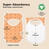KeaBabies 8-Pack Hallo Baby Drool Bibs , Baby Bibs for Boys, Girls, Pull-on Bibs for Baby Boy, Baby Girl, Baby Bib Unisex - 3 of 4