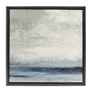 Stupell Industries Rainy Sea Shoreline Abstract, 25" x 25" - 1 of 4