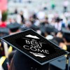 Big Dot of Happiness Black and White Grad - Best is Yet to Come - Black and White Graduation Cap Decorations Kit - Grad Cap Cover - 3 of 4