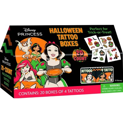 Bendon Lic 20ct Disney Princess Tattoo Box