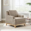 VANOMi 31.5'' Boucle Accent Chair with Rubber Wood Base - 2 of 4