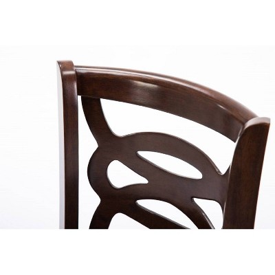 Cappuccino Leatherette 360 Swivel Wood Barstool