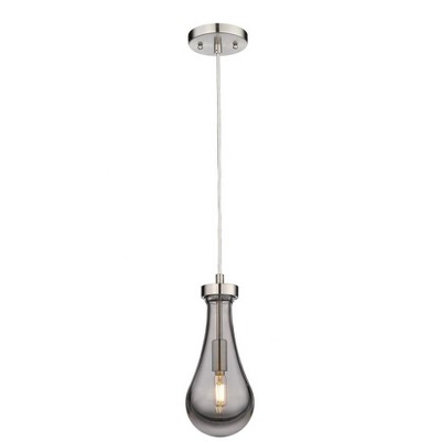 Owego - 1 Light Pendant In Art Deco Style-12.13 Inches Tall and 5.13 Inches Wide