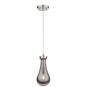 Owego - 1 Light Pendant In Art Deco Style-12.13 Inches Tall and 5.13 Inches Wide - 1 of 1