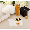 Blue Panda 50 Pack Graduation Napkins, Gold Grad Hat Cocktail Napkins, Class of 2024 Party Supplies Decorations, White, 5 x 5 in - 3 of 4
