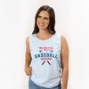 Simply Sage Market Women's Baseball Season Bats Garment Dyed Heavy Weight Tank - 2 of 3
