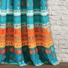 Lush Décor Boho Watercolor Border Window Curtain Panels Turquoise/Multi 52X84 Set - 3 of 4