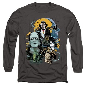 Men’s Universal Monsters Monster Mash Long Sleeve T-Shirt - 1 of 4