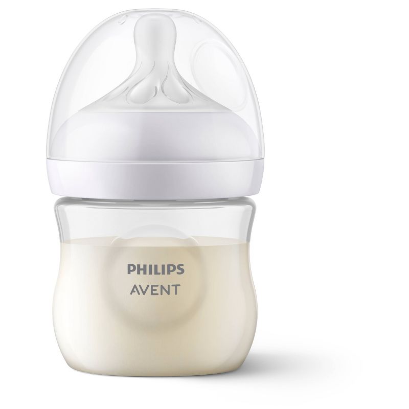 Philips Avent Natural Baby Bottle with Natural Response Nipple - Clear - 4oz, 5 of 12