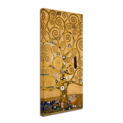 Trademark Fine Art - Gustav Klimt Tree of Life Soclet Frieze 1905 Matted Framed Art