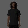 Dalix Robot (Glow in the Dark) Embroidered Relaxed Heavy Soft Cotton T Shirt Mens - 2 of 4
